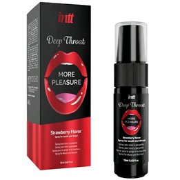 INTT - DEEP THROAT MORE PLEASURE ORAL SPRAY STRAWBERRY FLAVOR - D-246181 - Teknashop Ltd