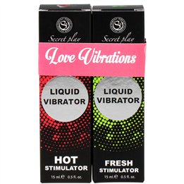 SECRETPLAY - LIQUID VIBRATOR LOVE VIBRATIONS PACK - D-212421 - Teknashop Ltd