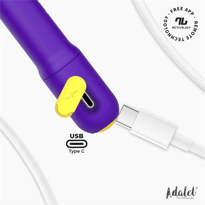 Gently G-Point Vibrator with APP Purple - A-073 - Teknashop Ltd