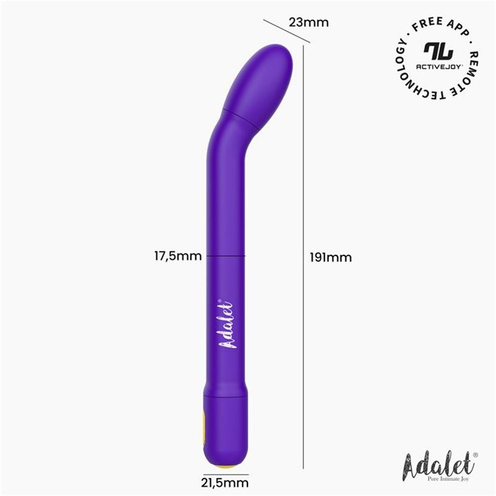 Gently G-Point Vibrator with APP Purple - A-073 - Teknashop Ltd