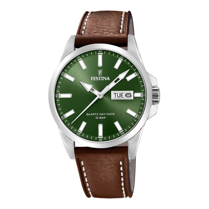 Festina Classics Day-Date F20358/5 Men's Watch Multifunctional - F20358/5 - Teknashop Ltd