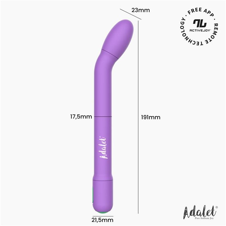 Gently G-Point Vibrator with APP Lavender - A-072 - Teknashop Ltd