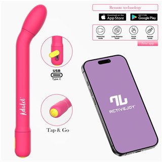 Gently G-Point Vibrator with APP Pink - A-071 - Teknashop Ltd