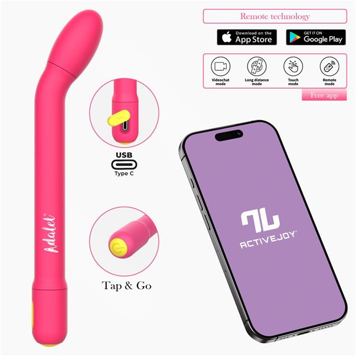 Gently G-Point Vibrator with APP Pink - A-071 - Teknashop Ltd