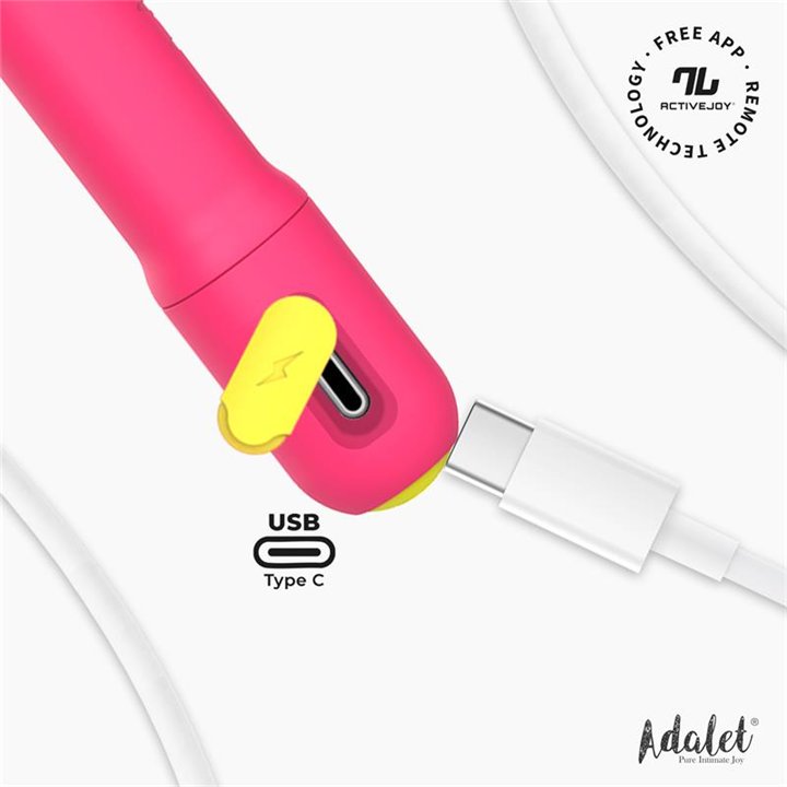 Gently G-Point Vibrator with APP Pink - A-071 - Teknashop Ltd