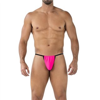 C4MSPX04 Fluo Pouch V-String Hot Pink - 3701705104662 - Teknashop Ltd