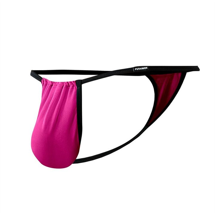 C4MSPX04 Fluo Pouch V-String Hot Pink - 3701705104662 - Teknashop Ltd