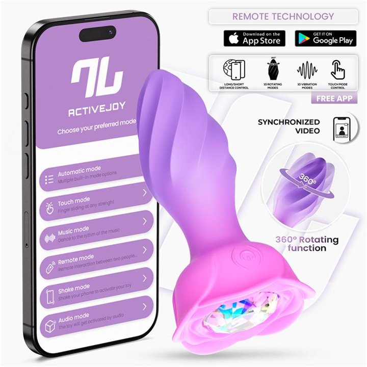 Moxy Butt Plug with Rotation 360º with App - IN-049 - Teknashop Ltd