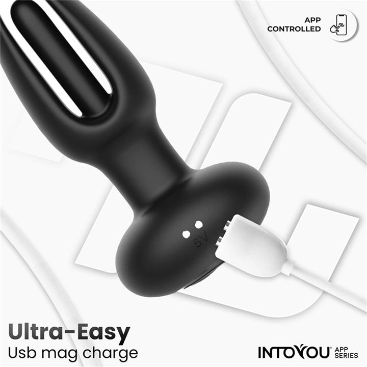 Zack Anal Plug with Flipping Tongue and Vibration with App - IN-020 - Teknashop Ltd