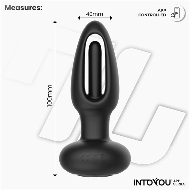 Zack Anal Plug with Flipping Tongue and Vibration with App - IN-020 - Teknashop Ltd