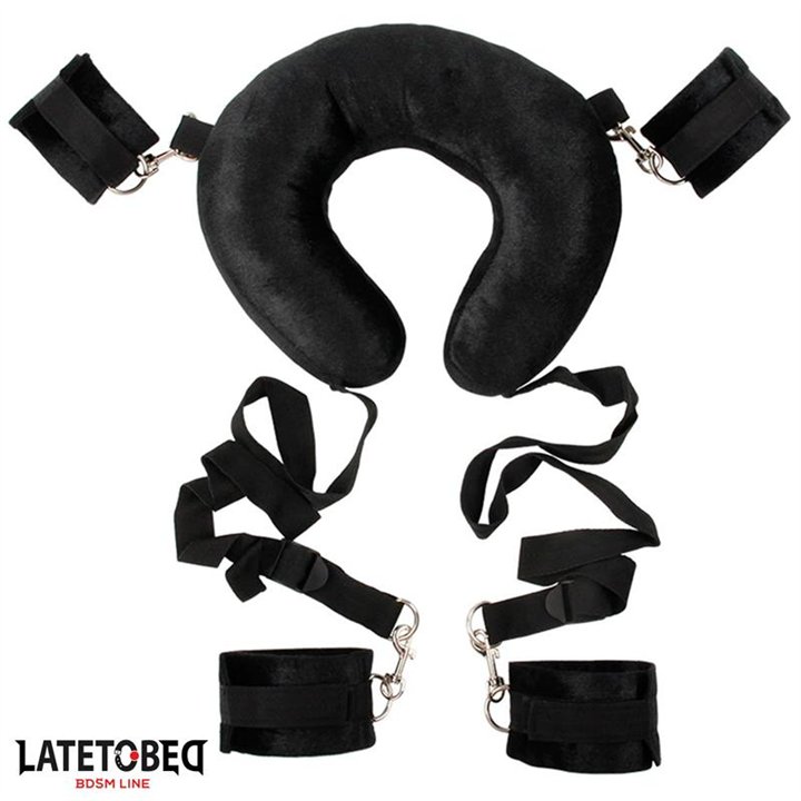 Pillow Restraint Set with Cuffs - 8436615008933 - Teknashop Ltd