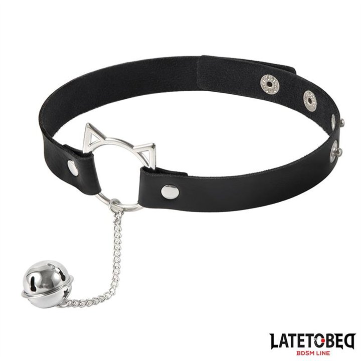choker with cat ear hoop and bell - 8436626090026 - Teknashop Ltd