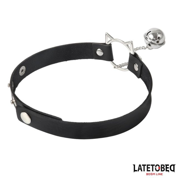 choker with cat ear hoop and bell - 8436626090026 - Teknashop Ltd