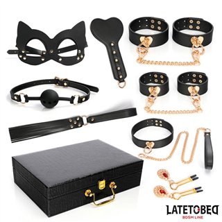 Bondage Kit 8 pcs with Case - 8436615009015 - Teknashop Ltd