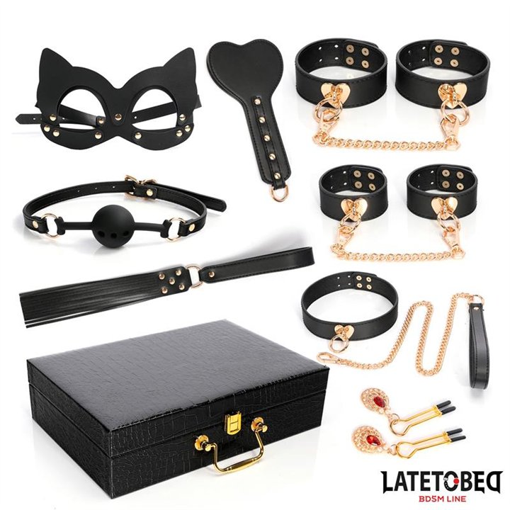 Bondage Kit 8 pcs with Case - 8436615009015 - Teknashop Ltd