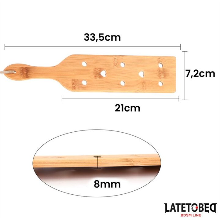 Bamboo paddle 34 cm - 8436615009480 - Teknashop Ltd