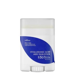 Isntree, Hyaluronic Acid Airy Sun, Hydrating, Soothing & Protecting, Before Sun Exposure, Stick, For Face, 22 g - Teknashop Ltd