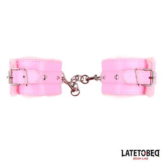 Furry Ankle Cuff Pink - 8436615009268 - Teknashop Ltd