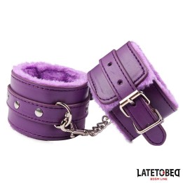 Furry Wrist Cuff Purple - 8436615009237 - Teknashop Ltd