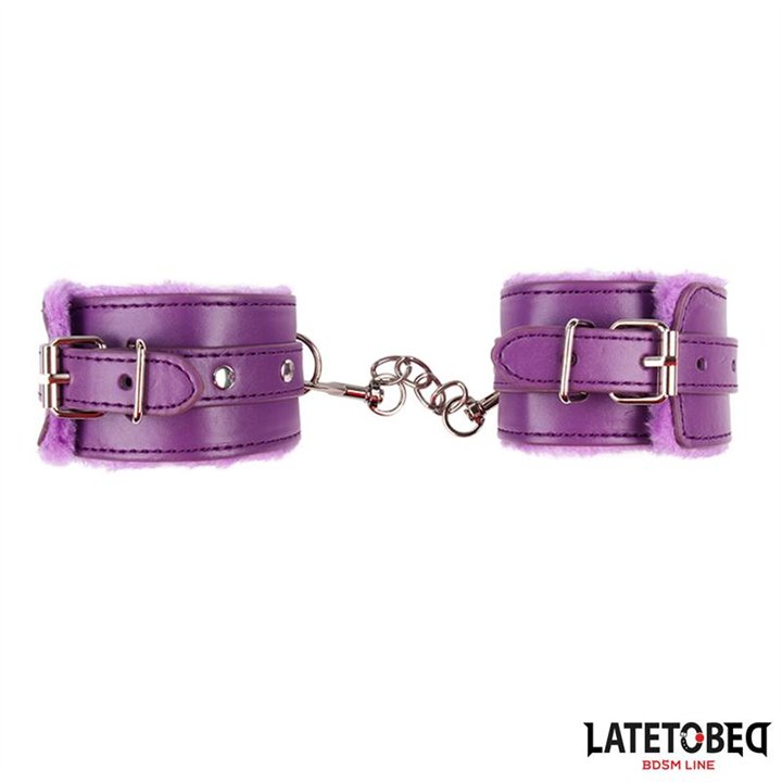 Furry Wrist Cuff Purple - 8436615009237 - Teknashop Ltd