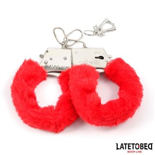 Furry Metal Cuff Red - 8436615009169 - Teknashop Ltd
