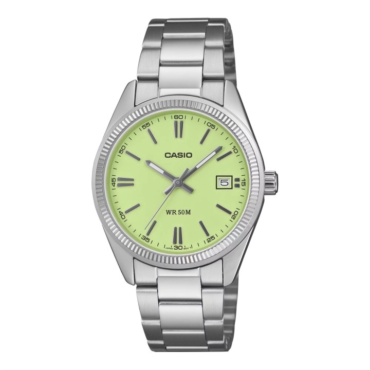 CASIO COLLECTION Mod. UNISEX DATE - LIME - UNISEX - WW.UTP-1302PD-3A2VEF - Teknashop Ltd