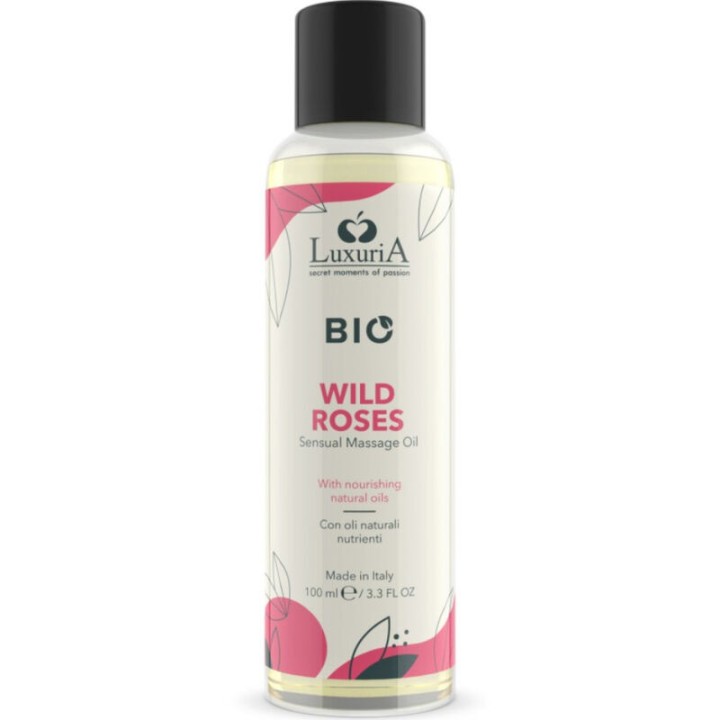 INTIMATELINE LUXURIA - BIO WILD ROSES MASSAGE OIL 100 ML - D-236894 - Teknashop Ltd