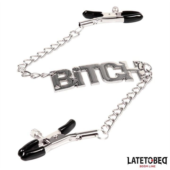 Nipple Clamps with Bitch - 8436615009794 - Teknashop Ltd