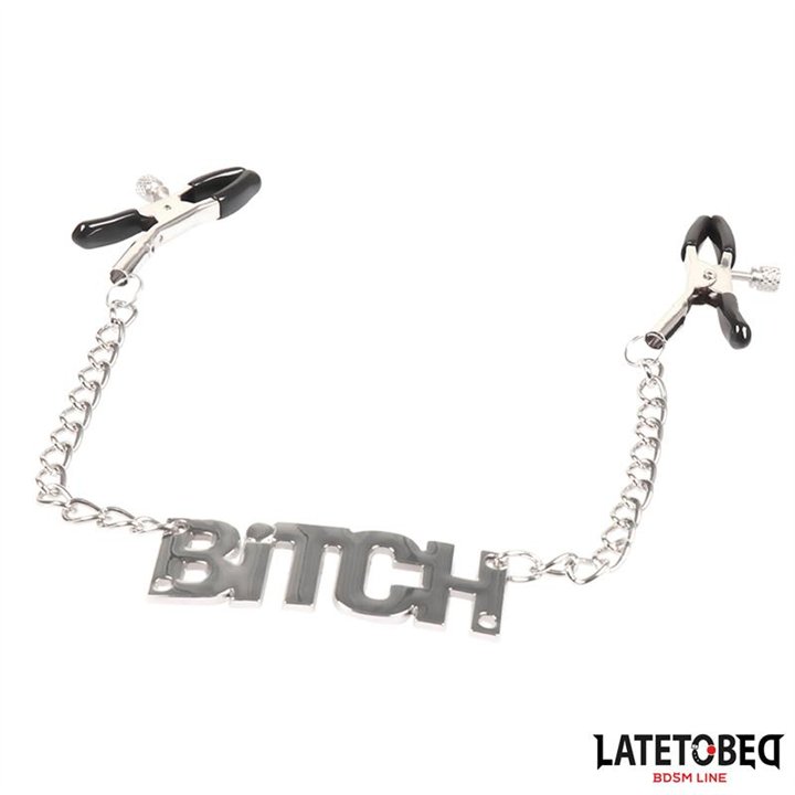Nipple Clamps with Bitch - 8436615009794 - Teknashop Ltd