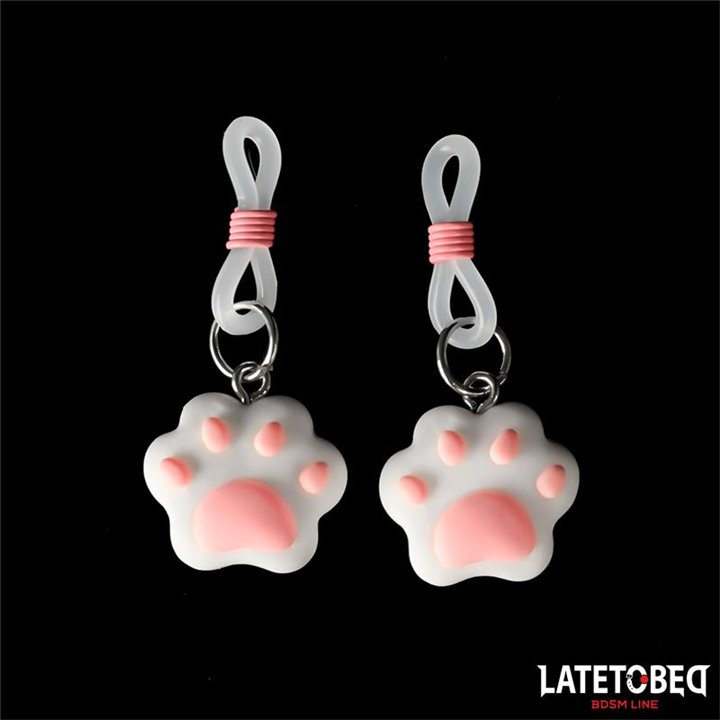 Nipple clamps with Kitty Paw - 8436615009688 - Teknashop Ltd