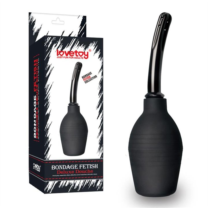 Anal Douche Deluxe Black - LO-LV1666 - Teknashop Ltd