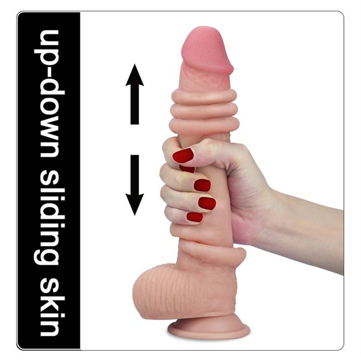 Dildo Sliding 9 Flesh - LO-LV317004 - Teknashop Ltd
