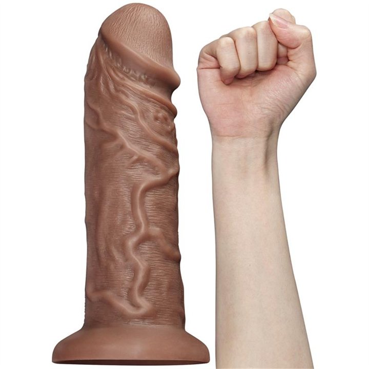 Dildo King 10.5 Brown - LO-LV111011 - Teknashop Ltd