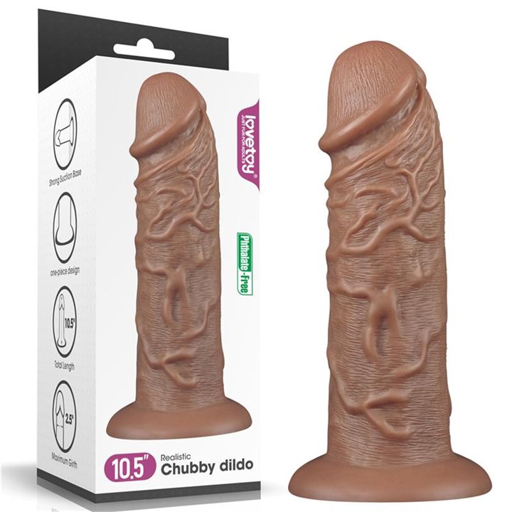 Dildo King 10.5 Brown - LO-LV111011 - Teknashop Ltd