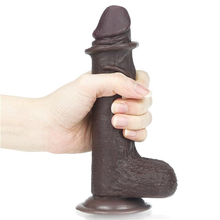 Dildo Sliding 7 Black - LO-LV317011 - Teknashop Ltd