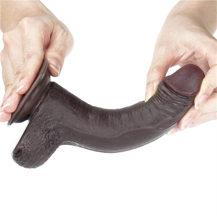 Dildo Sliding 7 Black - LO-LV317011 - Teknashop Ltd