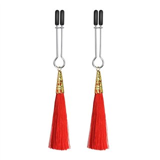 Nipple Clamps Red - LO-LV761009-R - Teknashop Ltd