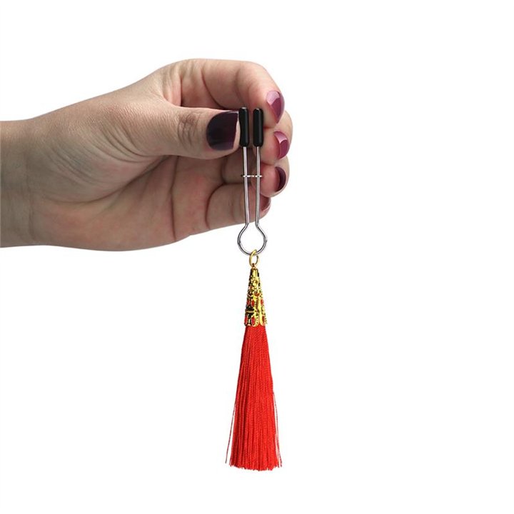 Nipple Clamps Red - LO-LV761009-R - Teknashop Ltd