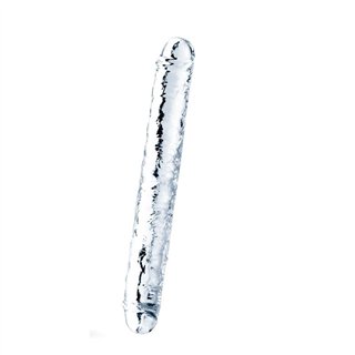 Double Dildo Flawless Clear 12 Clear - LO-LV310018 - Teknashop Ltd