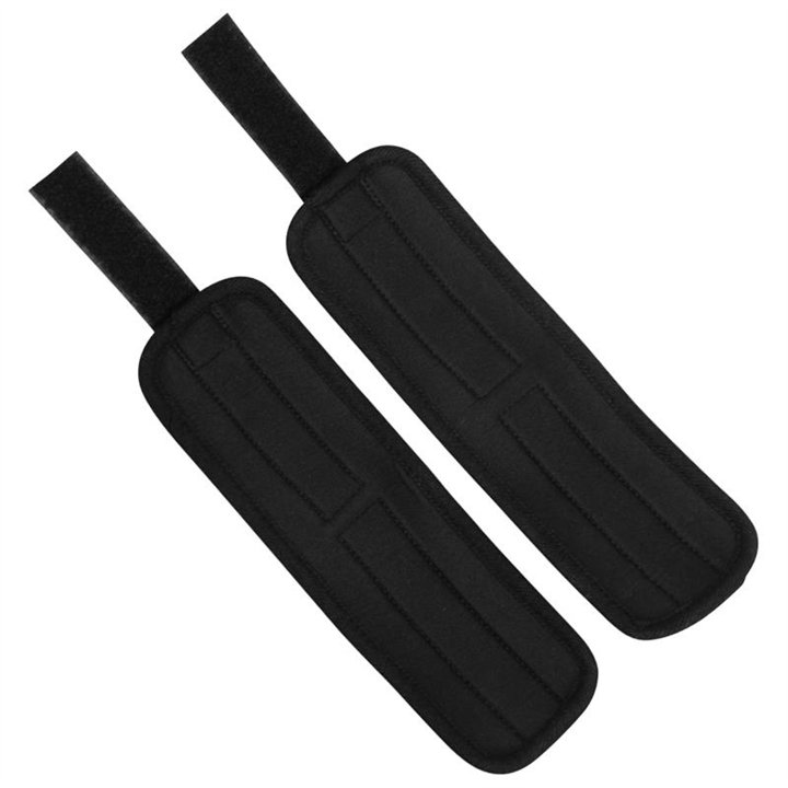 Velcro Handcuffs  Black and Silver - LO-LV1535 - Teknashop Ltd