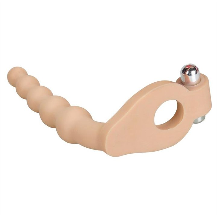 Anal Stimulator The Ultra Soft Bead 6.5 with Vibration Flesh - LO-LV320103 - Teknashop Ltd