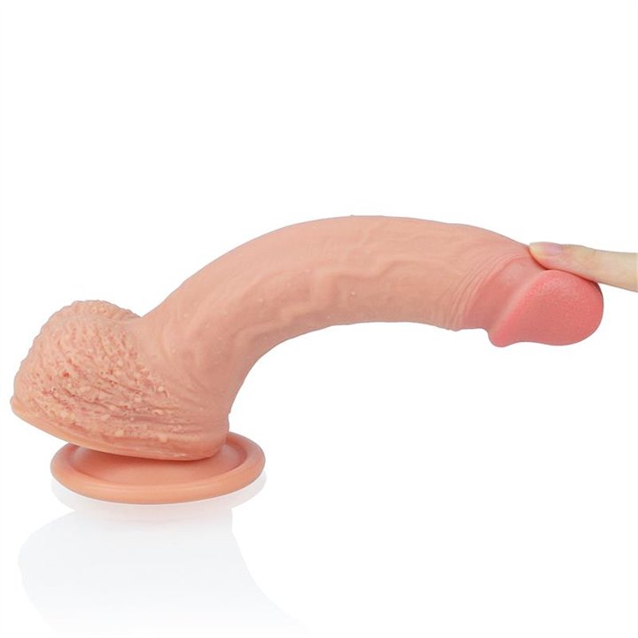 Dildo Nature 8.5 Liquid Silicone Flesh - LO-LV4003-F - Teknashop Ltd