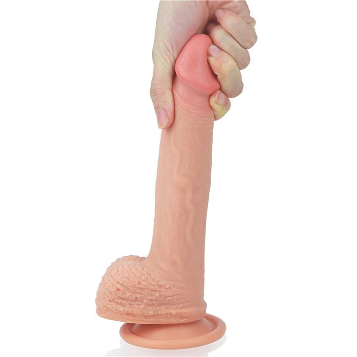 Dildo Nature 8.5 Liquid Silicone Flesh - LO-LV4003-F - Teknashop Ltd