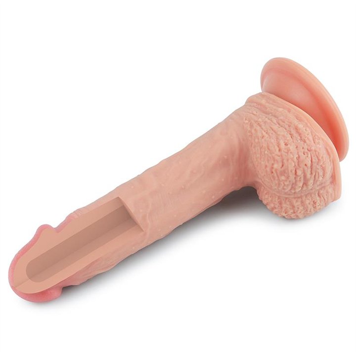 Dildo Nature 8.5 Liquid Silicone Flesh - LO-LV4003-F - Teknashop Ltd
