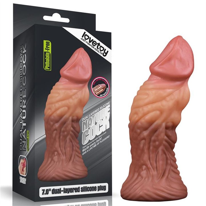Dildo Nature 7 Dual Layer - LO-LV411017 - Teknashop Ltd