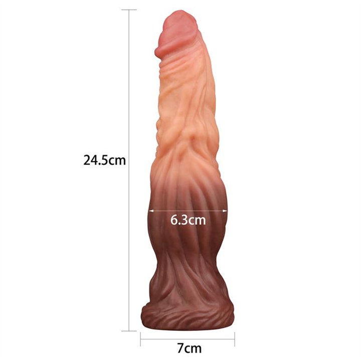 Dildo Nature 9.5 Dual Layer - LO-LV411015 - Teknashop Ltd