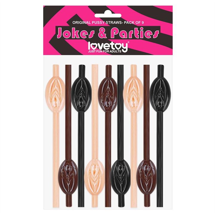 Pussy Straws Pack of 9 - LO-LV765002B - Teknashop Ltd