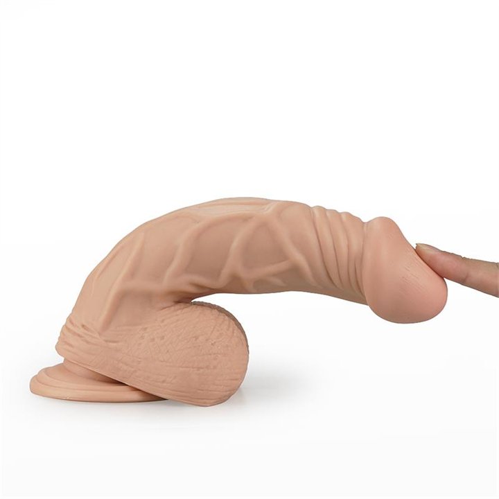Dildo Real Extreme Dildo with Vibration 9 Flesh - LO-350043-1 - Teknashop Ltd
