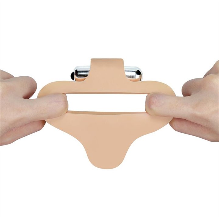 Anal Stimulator The Ultra Soft Bead 6 with Vibration Flesh - LO-LV320104 - Teknashop Ltd