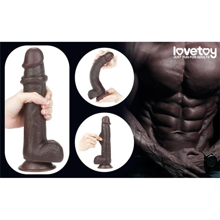Dildo Sliding 9 Black - LO-LV317014 - Teknashop Ltd